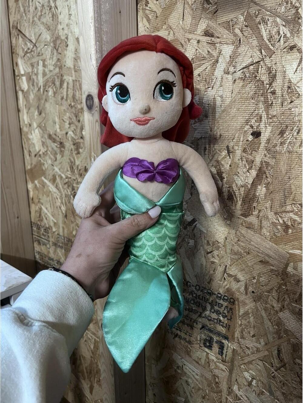 Disney Store Animators Collection 12” Ariel Little Mermaid Plush Toddler Doll 10
